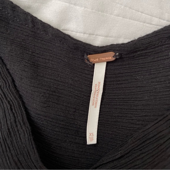 Free People Check On It Wrap Blouse - Picture 5 of 8